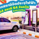 PEA VOLTA Update สถานีอัดประจุไฟฟ้า ครอบคลุมทั้งหมด 64 จังหวัดแล้ว