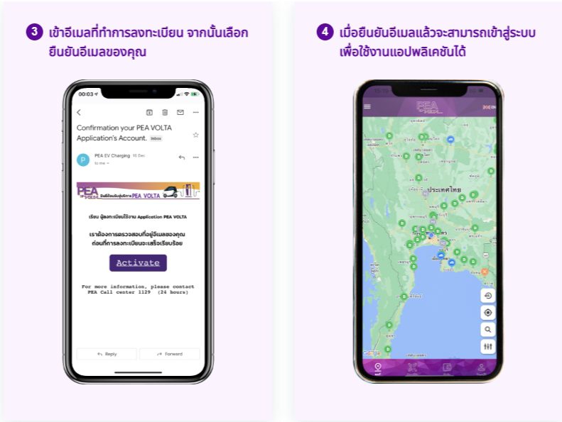 วิธีใช้งาน Application PEA VOLTA กับสถานีชาร์จ รถไฟฟ้าทุกค่ายในไทย