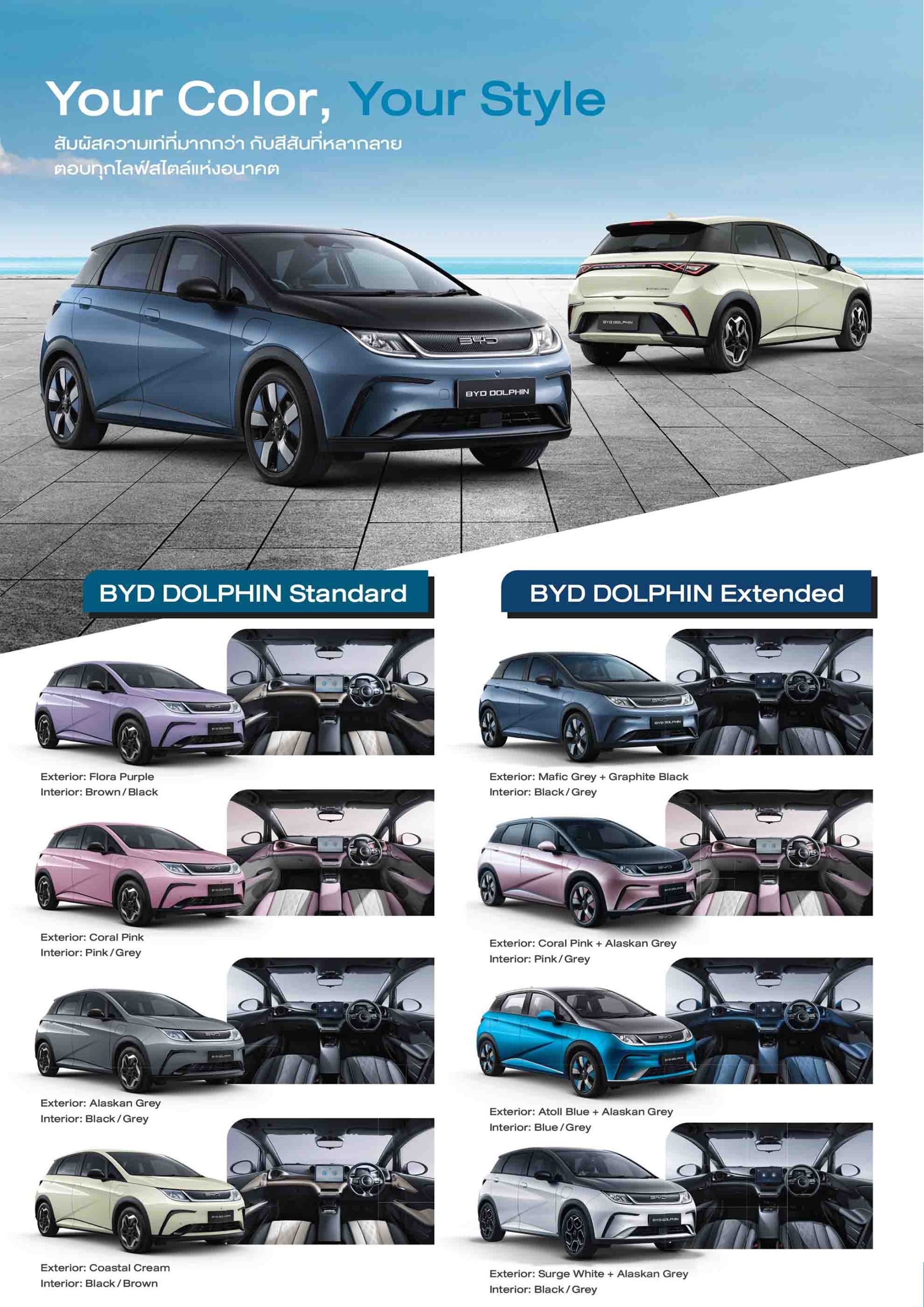 สี BYD DOLPHIN