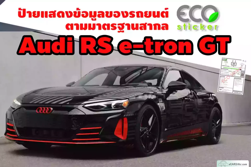 ECO Sticker - AUDI RS e-tron GT
