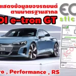 ECO Sticker - AUDI e-tron GT